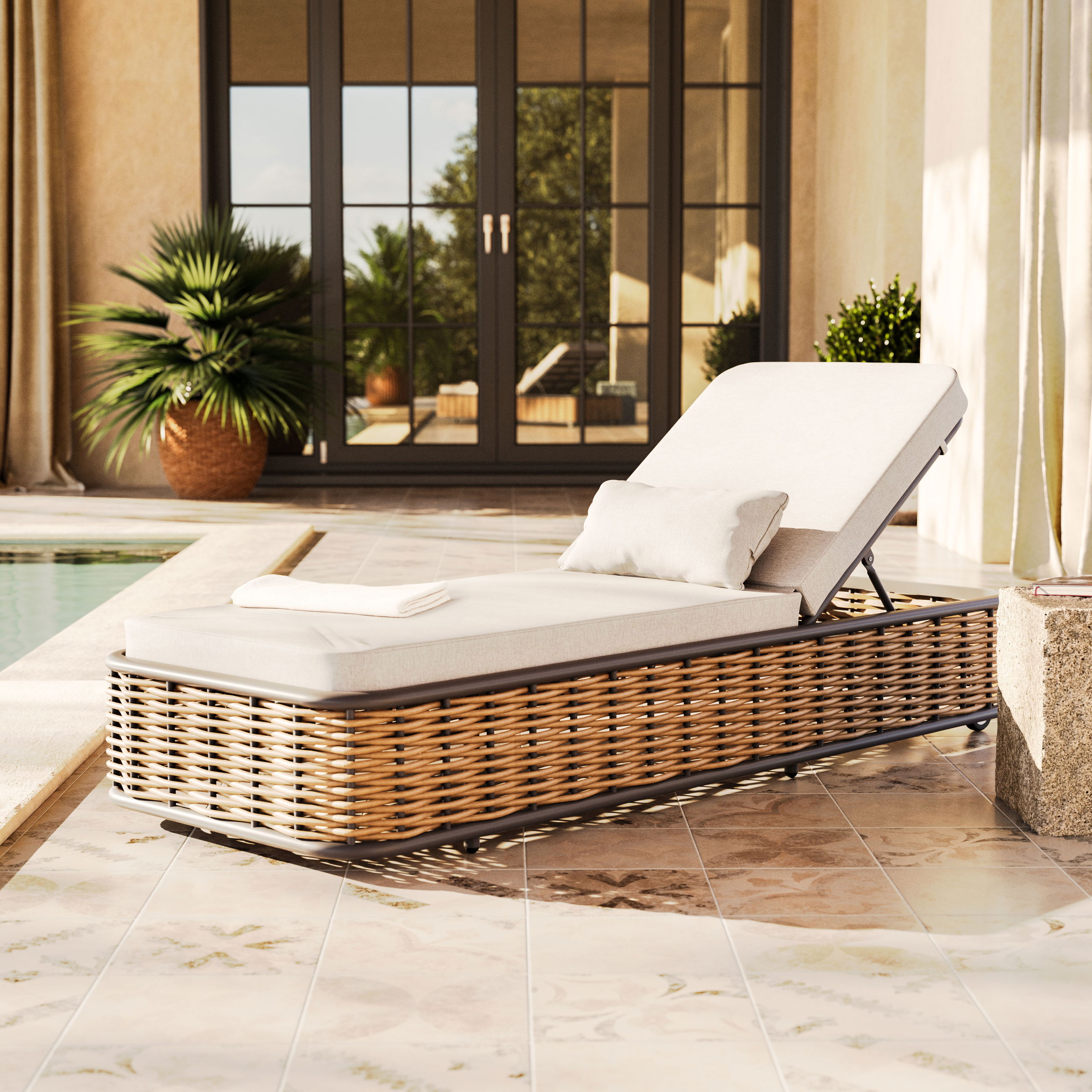 Leżak Astra Compact