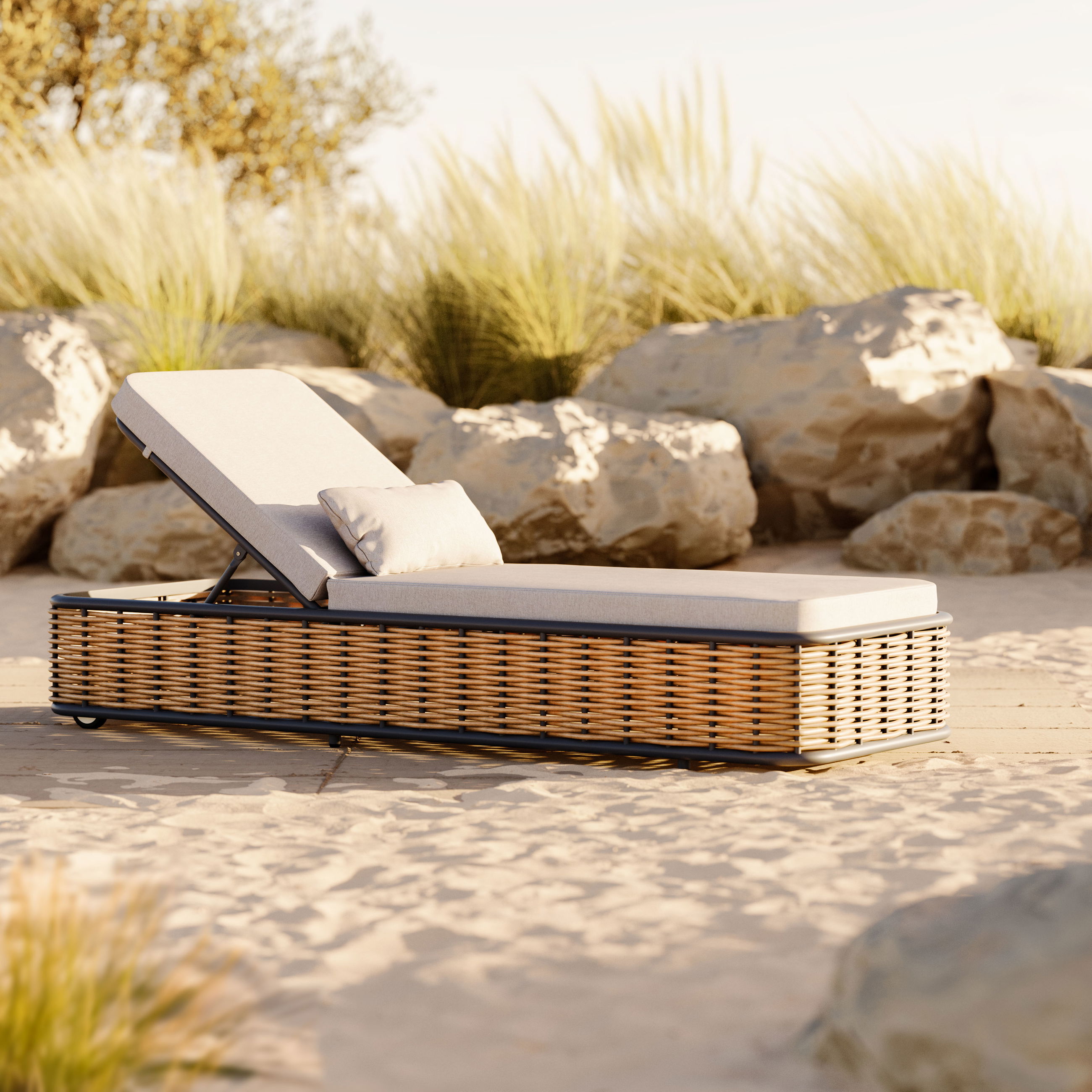 Leżak Astra Compact