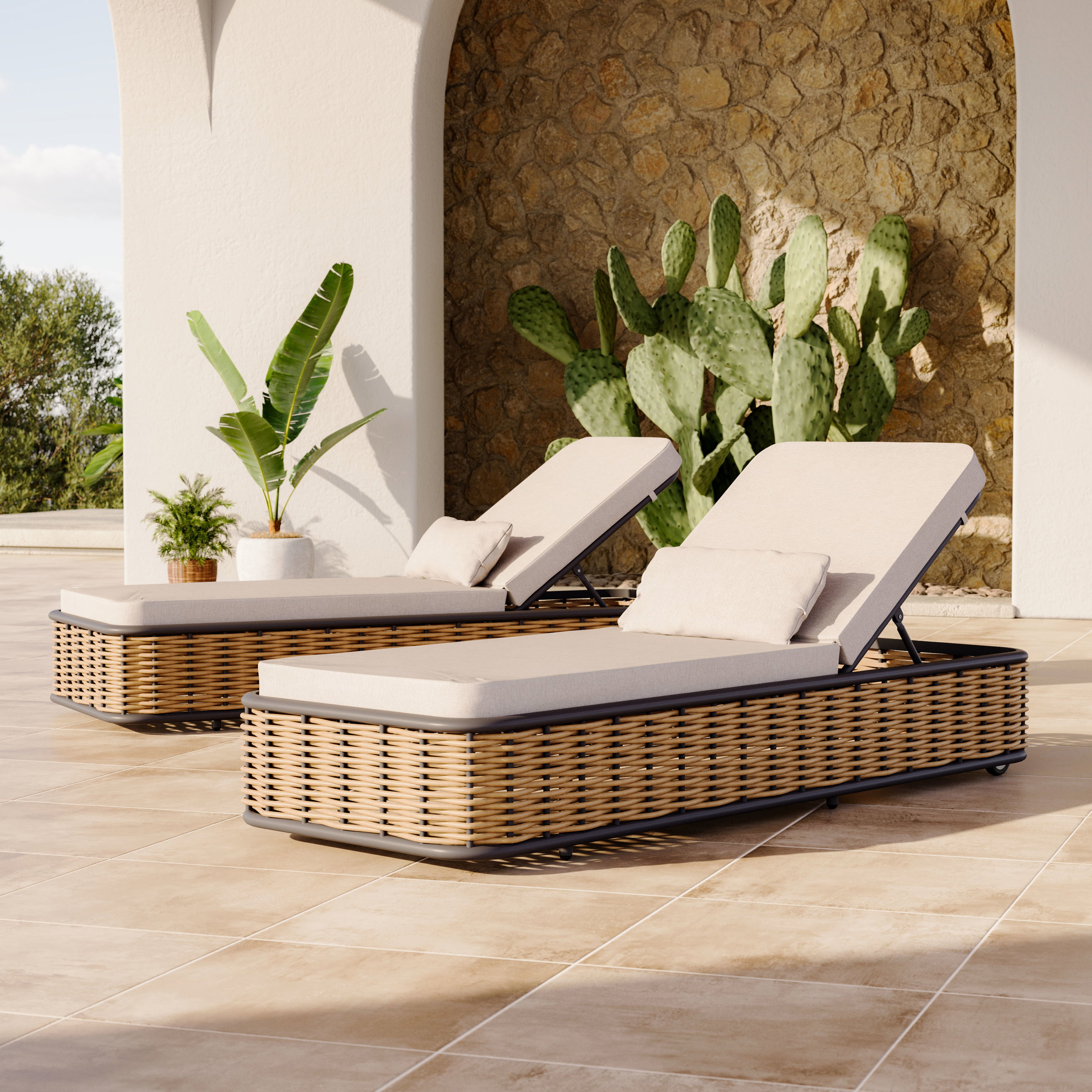 Astra Zestaw Leżaków Kompaktowy