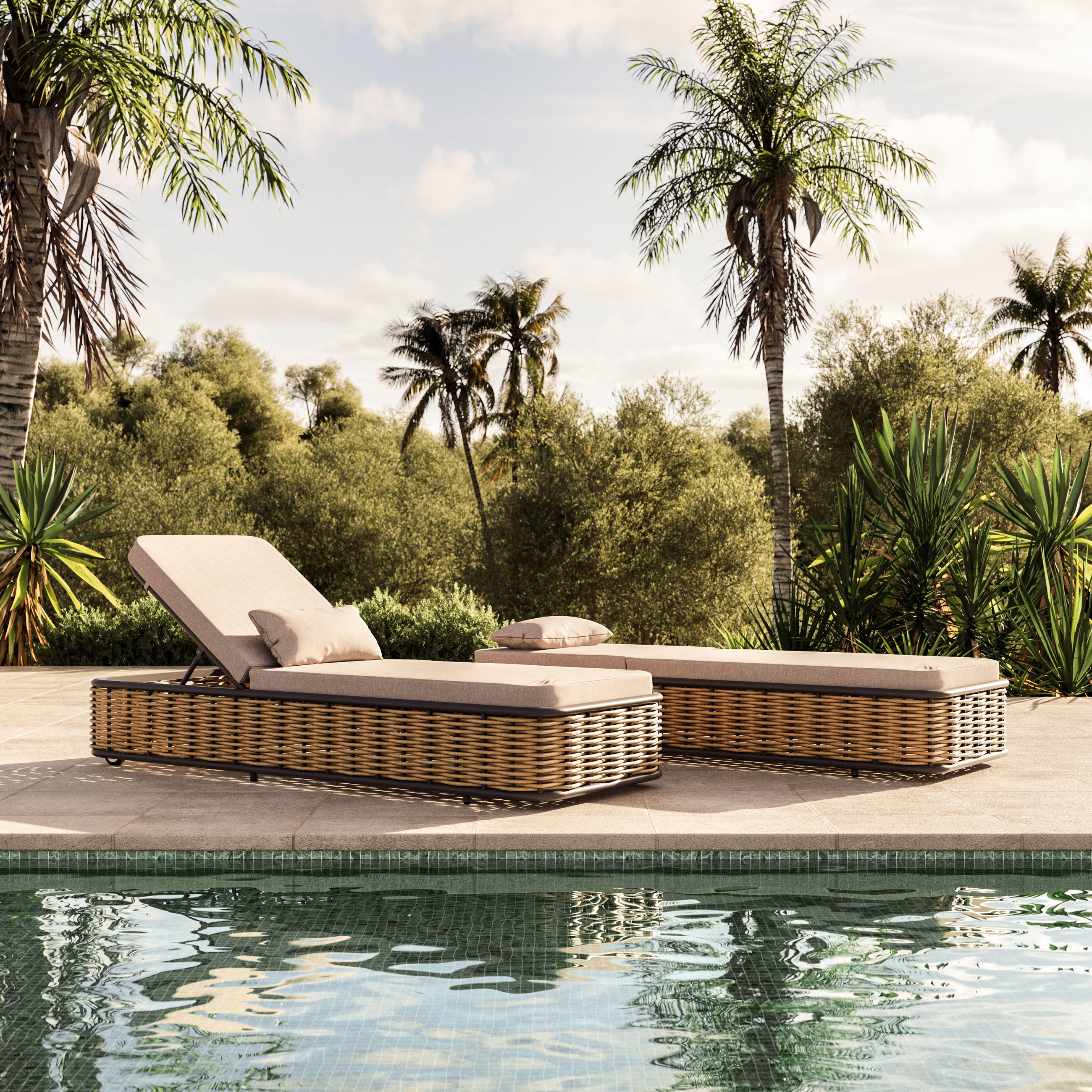 Astra Zestaw Leżaków Kompaktowy