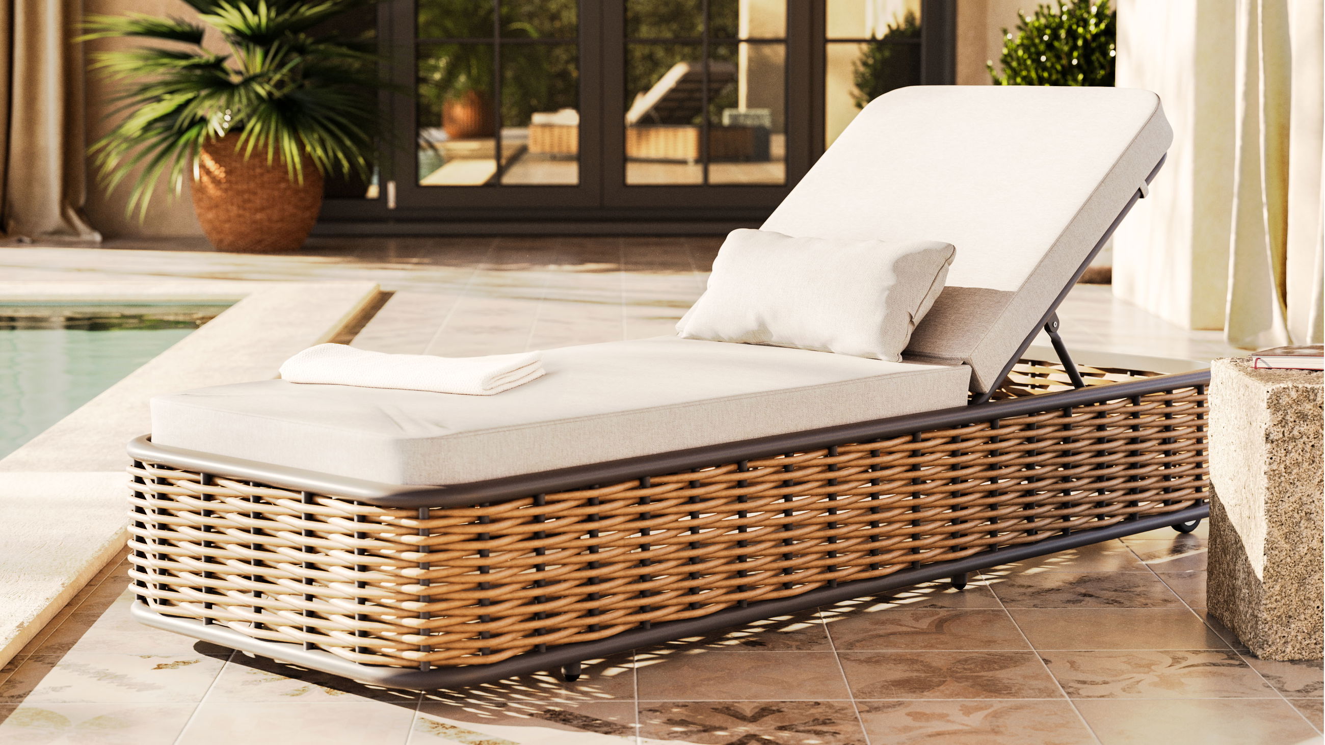 Leżak Astra Compact